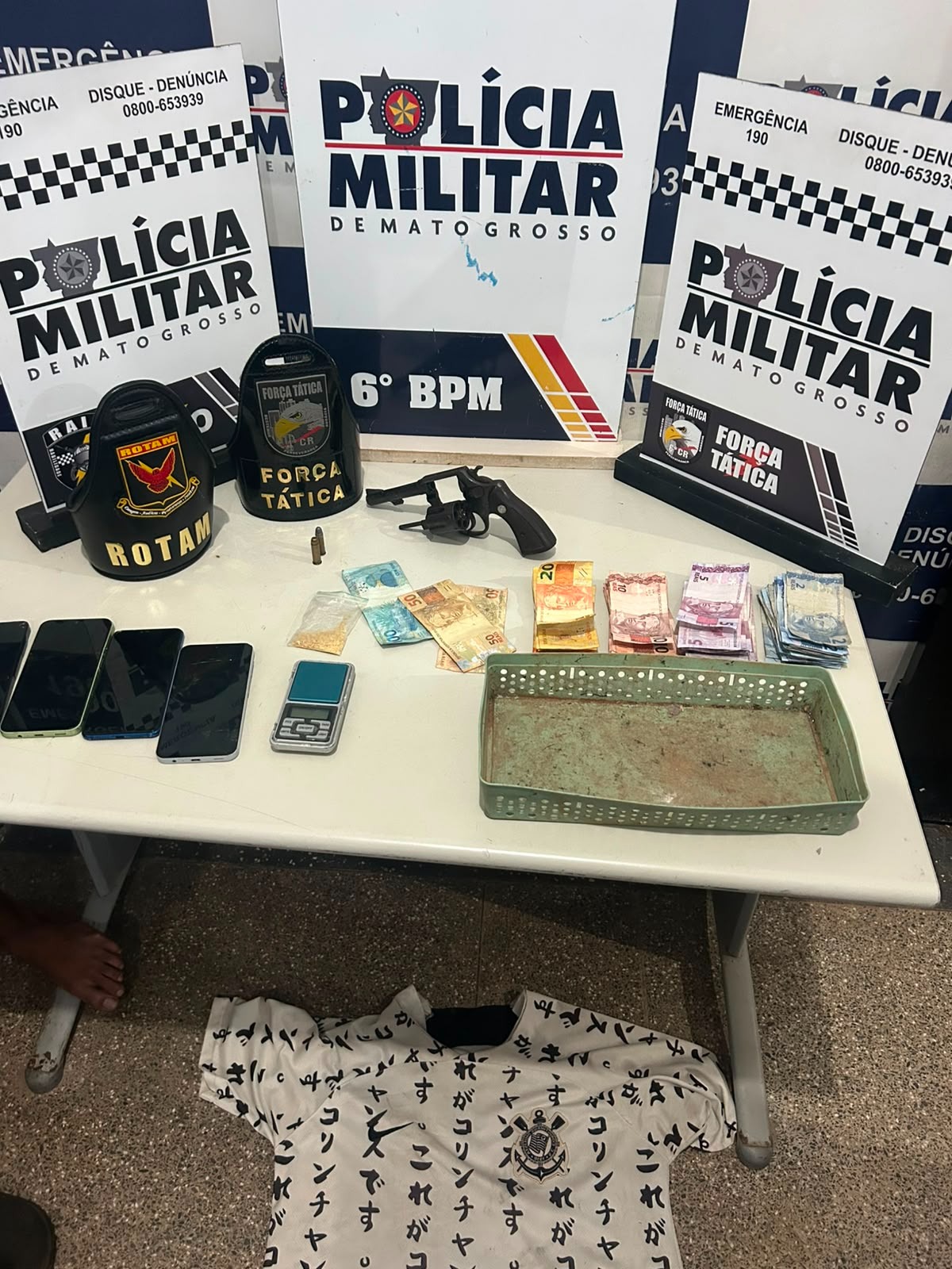AÇÃO RÁPIDA: Polícia Militar detém sete faccionados suspeitos por tentativa de homicídio em Cáceres
