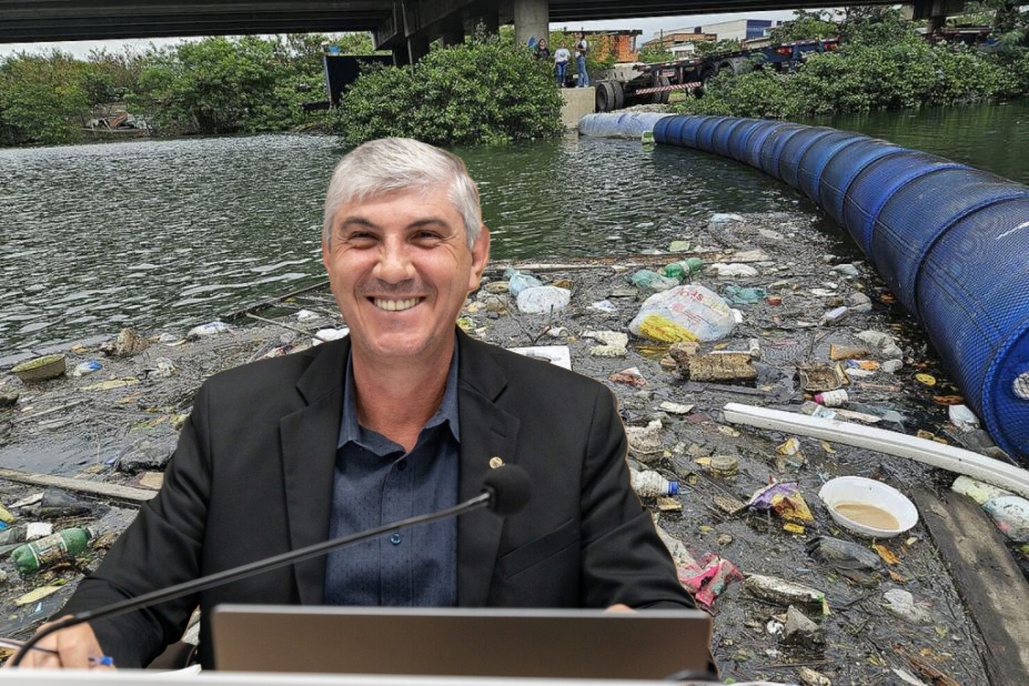Vereador sugere instalação de barragens de contenção de resíduos no Rio Lira
