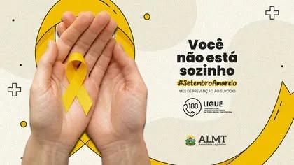 Procuradoria Especial da Mulher da ALMT leva campanha digital sobre Setembro Amarelo para municípios do estado