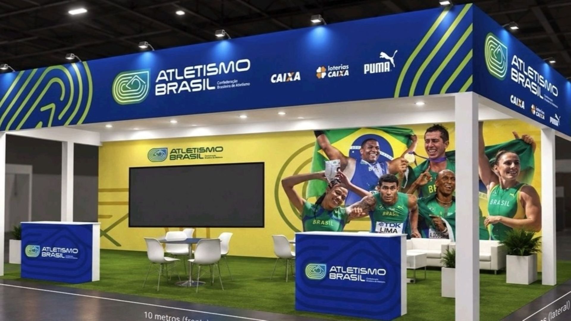 Atletismo Brasil leva ídolos e esteira para medir biomecânica de corrida para a COB Expo