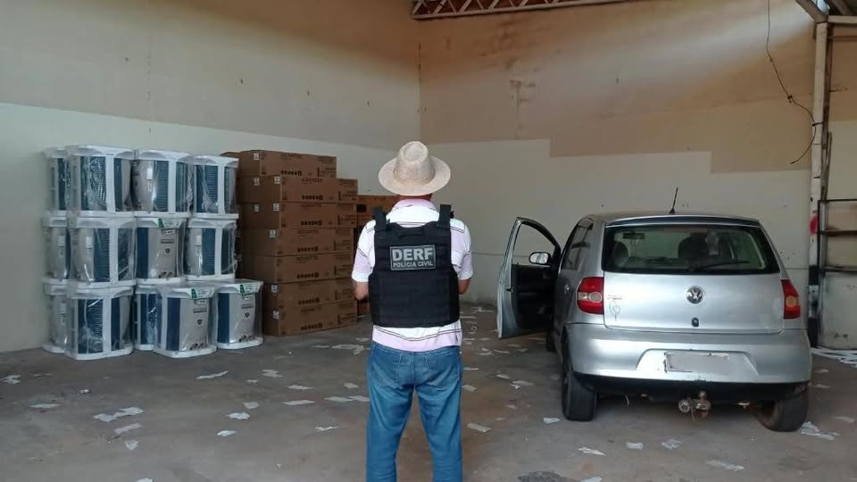 EM RONDONÓPOLIS: Polícia Civil prende suspeito e recupera 24 aparelhos de ar-condicionado furtados da administração municipal