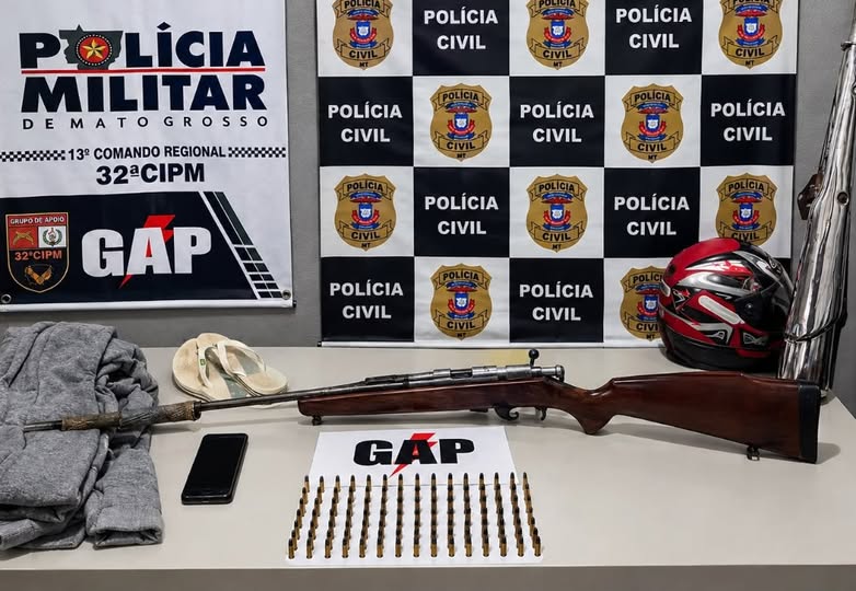 ROUBO À MÃO ARMADA; PM e Polícia Civil apreendem adolescente após roubo a residência em Nova Xavantina