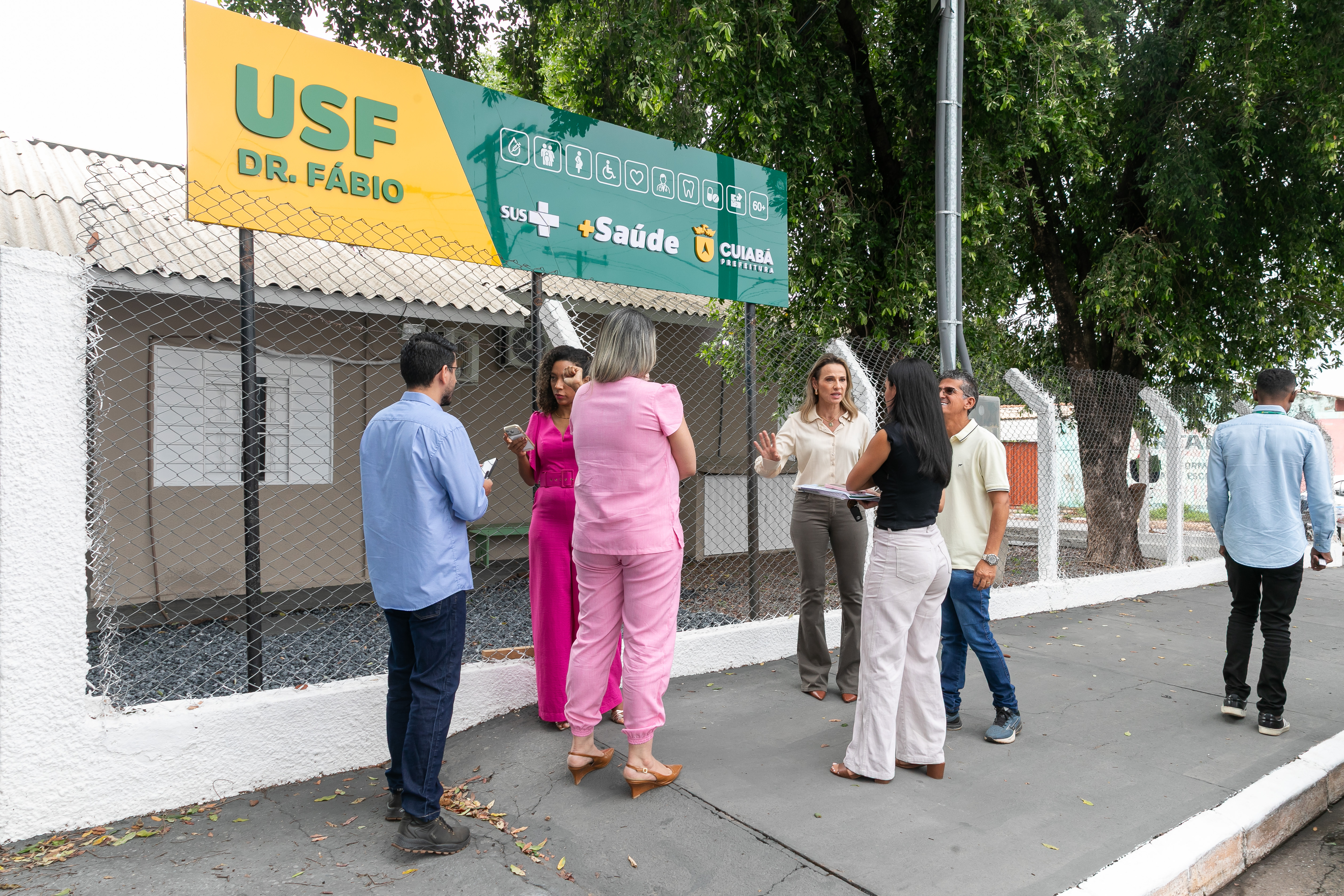 Secretária realiza visita técnica à USF Doutor Fábio antes de entrega à população
