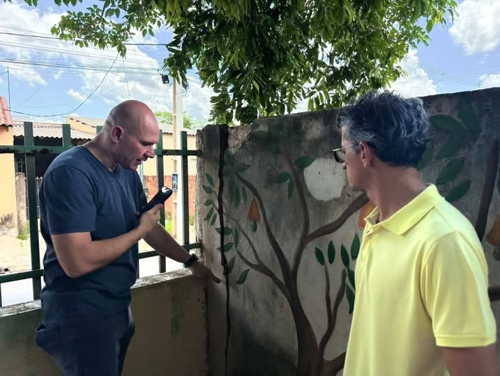 Creche do Dr. Fábio deve receber melhorias após visita de Abílio e Cezinha Nascimento